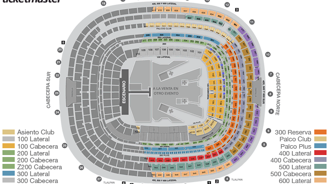 Despliega Profeco operativo especial en Estadio Azteca para segundo concierto de Bad Bunny