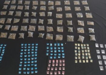 Guardia Nacional asegura dosis de aparente crystal, marihuana y LSD