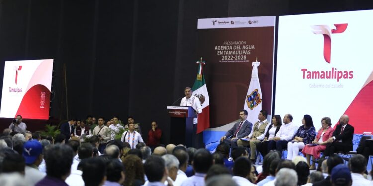 Es tiempo de actuar para garantizar derecho al agua; presenta gobernador de Tamaulipas “Agenda del Agua”