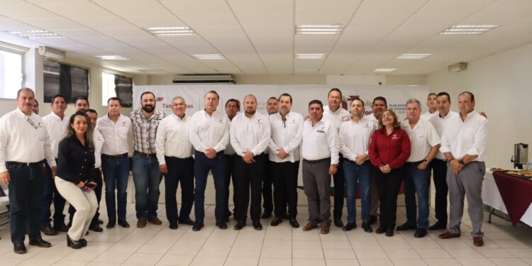 ostiene reunión de trabajo Secretaría General de Gobierno con delegados de transporte público
