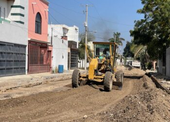 Con una inversión de 14 mdp, Secretaría de Obras Públicas de Tamaulipas rehabilita y pavimenta calles de Victoria