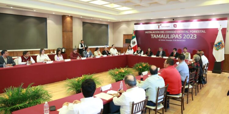 Instala el gobernador Consejo Estatal Forestal en Tamaulipas