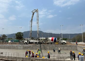 Avanza rehabilitación de albercas de la Unidad Deportiva » Adolfo Ruiz Cortines “