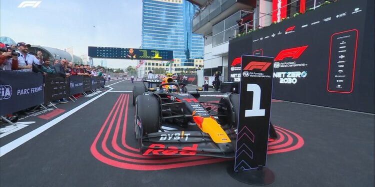 Checo Perez gana el Gran Premio de Azerbaiyán