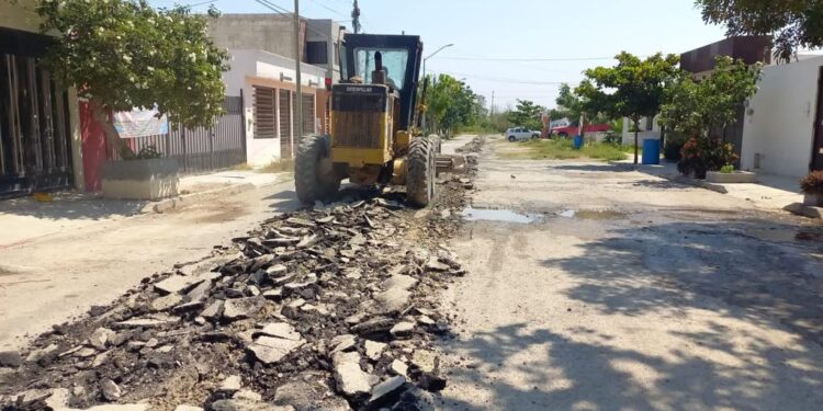 En marcha pavimentaciones hidráulicas y rehabilitación de tuberías en Ciudad Victoria