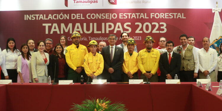 Instala el gobernador Consejo Estatal Forestal en Tamaulipas