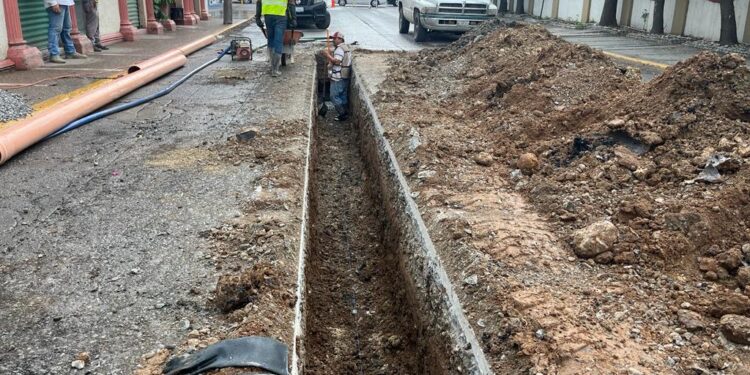 Gobierno de Tamaulipas rehabilita red sanitaria en Ciudad Victoria