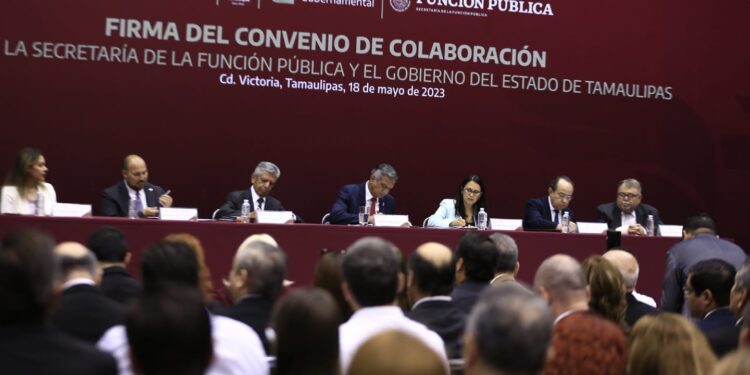 Gobierno de Tamaulipas y SFP suscriben convenio para fortalecer la rendición de cuentas