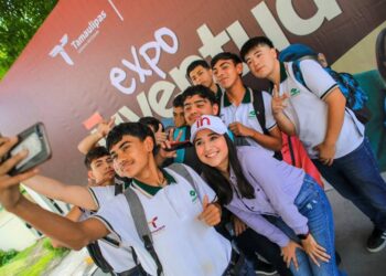 Participan jóvenes de Río Bravo en Expo Juventud que lleva a cabo el Gobierno de Tamaulipas
