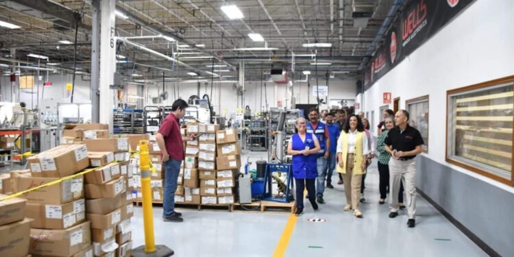 Supervisa secretaria del Trabajo y Previsión Social la maquiladora Wells en Reynosa