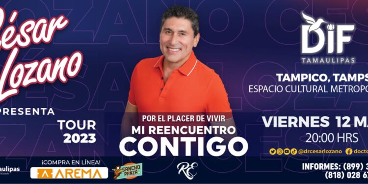 Invita DIF Tamaulipas a la conferencia de César Lozano en Tampico