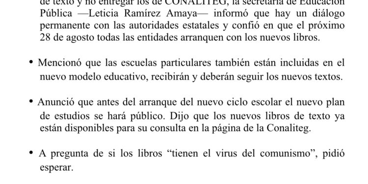 Distribución de casi 100 millones de libros de texto gratuitos, sin impedimento jurídico: SEP