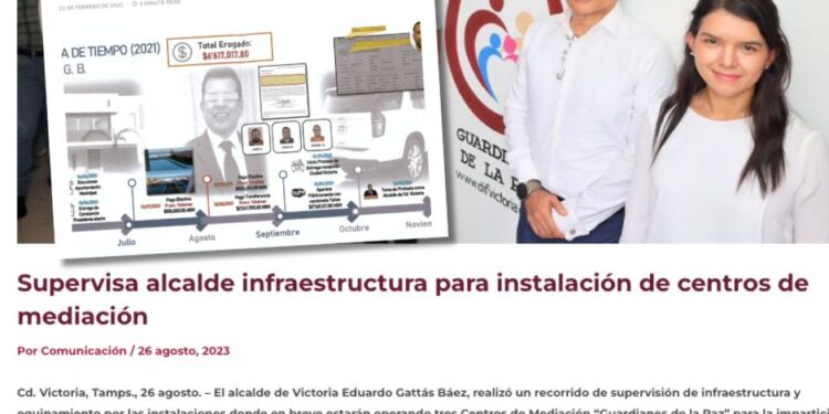 Alcalde acusado de delitos graves encabezará el programa de «Justicia Comunitaria» en Ciudad Victoria