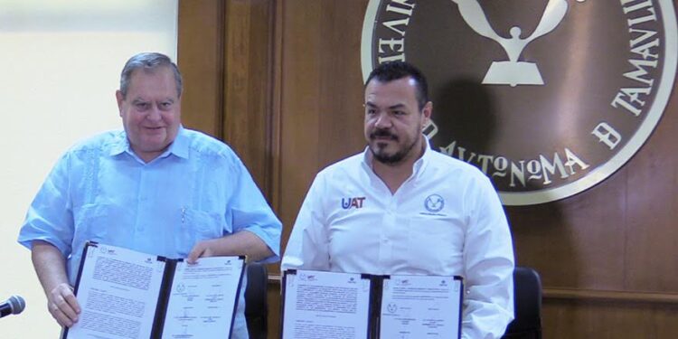 Firma la UAT acuerdo con la Asociación de Industriales del Sur de Tamaulipas