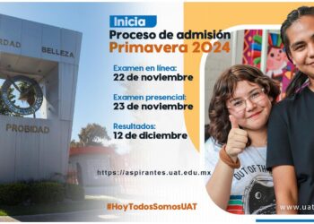 Convoca UAT al proceso de admisión para el período Primavera 2024
