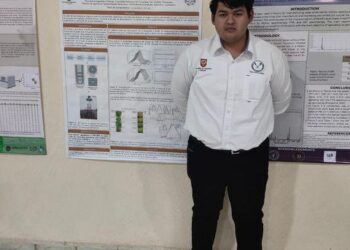 Estudiante de la UAT destaca en encuentro sobre optoelectrónica