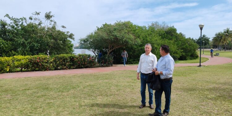 Habrá Continuidad en Modernización del Parque de la Laguna del Carpintero, Asegura Chucho Nader