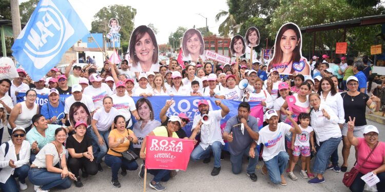 Zona Norte Ya Decidió su Voto por Rosa González y la Fórmula del PAN-PRI