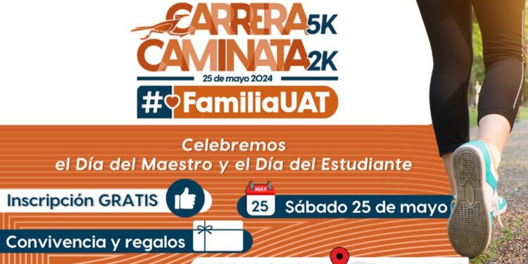 INVITA LA UAT A LA CARRERA 5K Y CAMINATA 2K EN CD. VICTORIA
