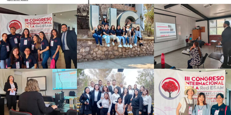 La Facultad de Enfermería UAT-Nuevo Laredo participa en congreso internacional de investigación.