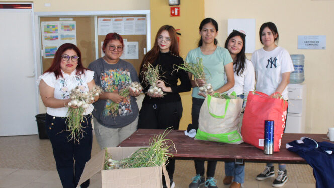 Implementa la UAT en Río Bravo un huerto escolar.