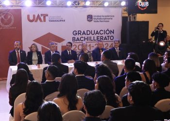 Gradúa la UAT a 270 egresados del bachillerato en Valle Hermoso.