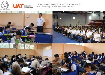 La UAT organizó concursos de física, química y matemáticas para estudiantes de secundaria.