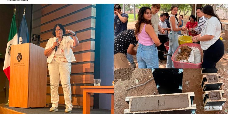 Científica de la UAT imparte taller internacional sobre construcción con tierra.