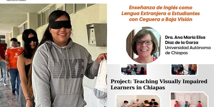 Capacita la UAT a educadores para enseñar inglés a personas con discapacidad visual.