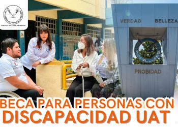 Anuncia la UAT un nuevo programa de becas para estudiantes con discapacidad.