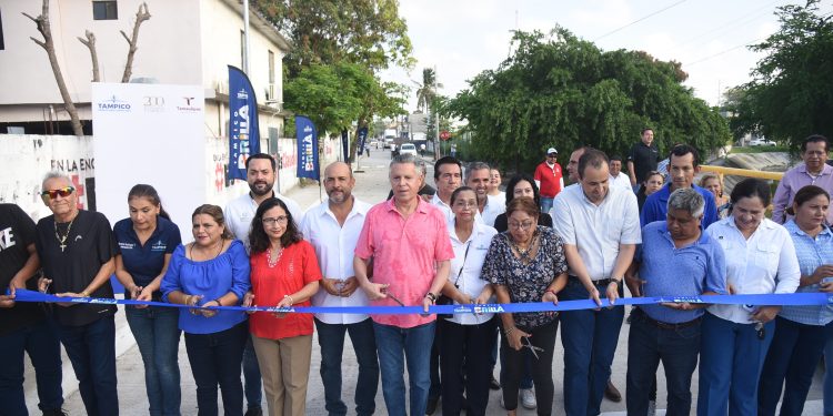 Continúa la Modernización Vial en Tampico
