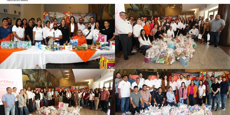 Realiza la UAT colecta de víveres para damnificados por lluvias.