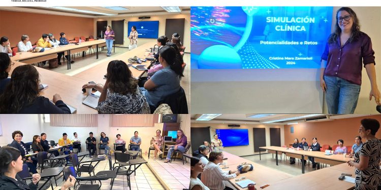 Docentes de Enfermería de la UAT se capacitan en simulación clínica.