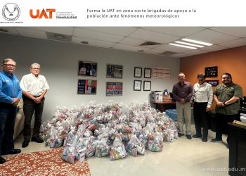 Facultades de la UAT en la zona norte forman brigadas de apoyo ante fenómenos meteorológicos.
