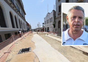 Supervisa Chucho Nader Avance de Conversión en Vialidad de la Zona Centro