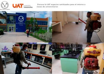 Procura la UAT espacios sanitizados para el retorno a clases de universitarios