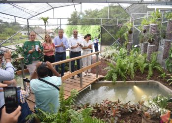 Inauguran Chucho Nader y Aída Féres de Nader Nuevo Orquideario en el Vivero Municipal