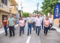 Inaugura Chucho Nader nueva obra de pavimentación en la colonia Otomí