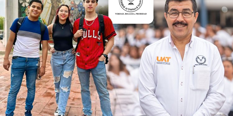 Rector de la UAT Dámaso Anaya da bienvenida a estudiantes.