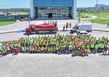Evacuan 2173 personas en Simulacro Nacional 2024 de Torre Bicentenario