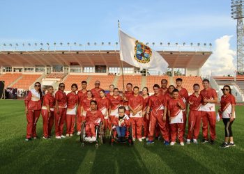 Abanderan a atletas tamaulipecos que competirán en Paranacionales