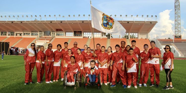 Abanderan a atletas tamaulipecos que competirán en Paranacionales
