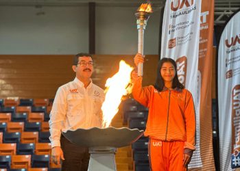 Rector de la UAT inaugura en Reynosa los Juegos Interfacultades 2024 zona norte