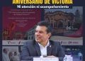 En el aniversario de Victoria, ni atención ni acompañamiento; está helado el alcalde.