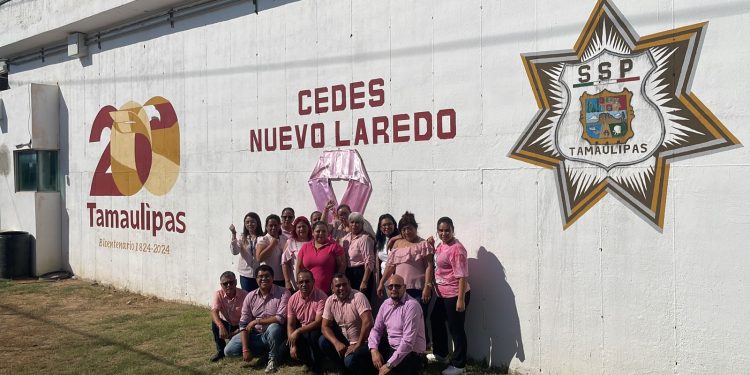 Realiza CEDES Nuevo Laredo campaña de concientización sobre el cáncer de mama