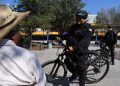 Brinda agrupamiento ciclista de la Guardia Estatal vigilancia en zonas peatonales, comerciales y turísticas
