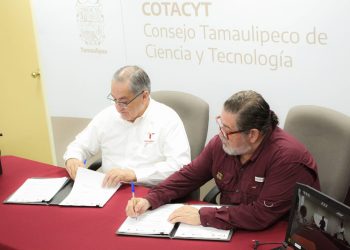 Firman convenio Radio y Televisión Tamaulipas y el COTACYT
