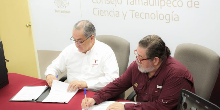 Firman convenio Radio y Televisión Tamaulipas y el COTACYT
