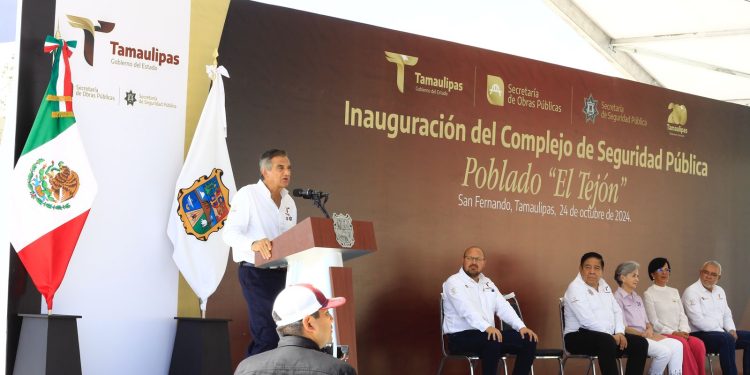 Inaugura Américo nuevo Complejo de Seguridad Pública en San Fernando
