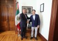 Américo Villarreal y Mario Delgado van juntos por más educación para Tamaulipas